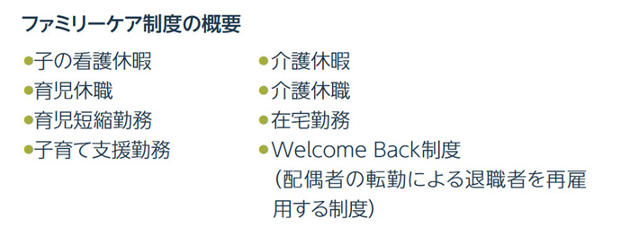 ファミリーケア制度の概要